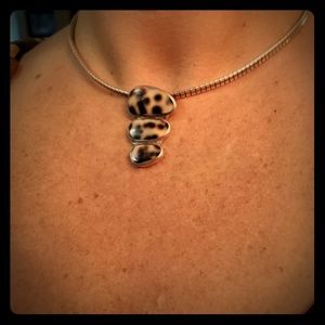 cowrie shell pendant, see bracelet also, tortoise